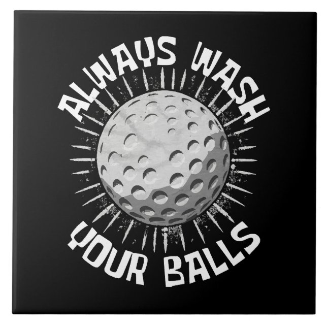 Azulejo Golf divertido (Frente)