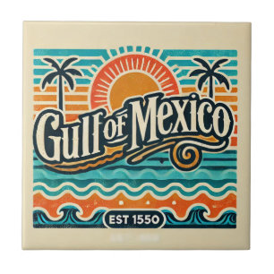 Azulejo Golfo de México Este 1550