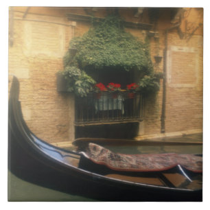 Azulejo Góndola y restaurante, Venecia, Véneto, Italia