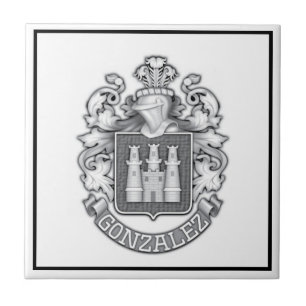 Azulejo Gonzalez Family Crest