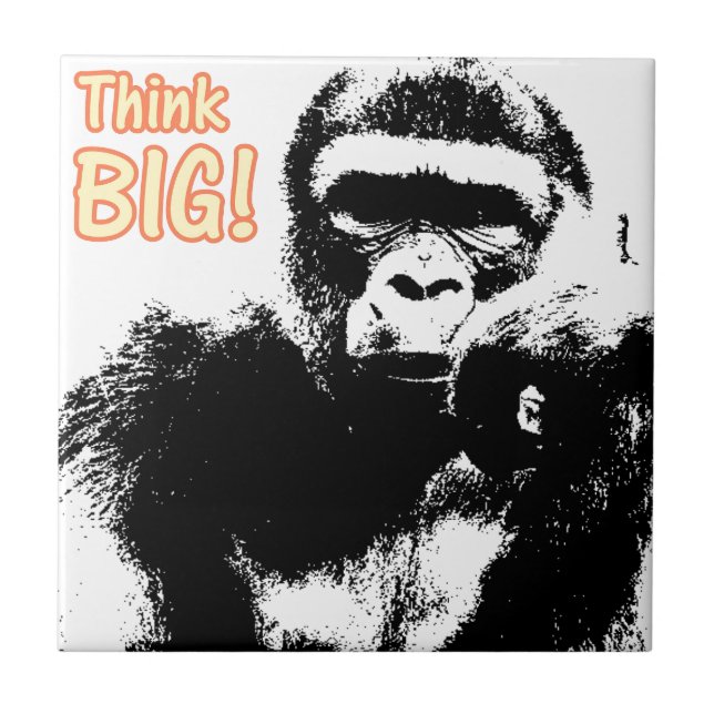 Azulejo Gorilla Think Big (Frente)