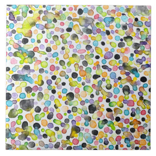 Azulejo Gotas atómicas 6 x 6 mosaico cerámico