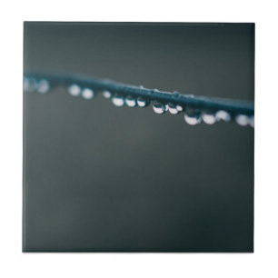 Azulejo Gotas de agua en el cable