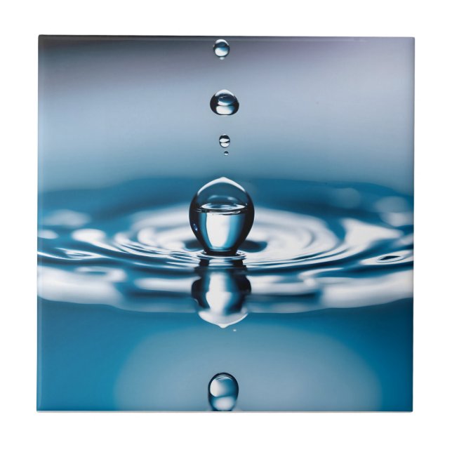 Azulejo Gotas de agua macro (Frente)