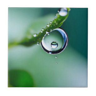 Azulejo Gotas de agua macro