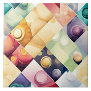 Azulejo Gotas Geométricas