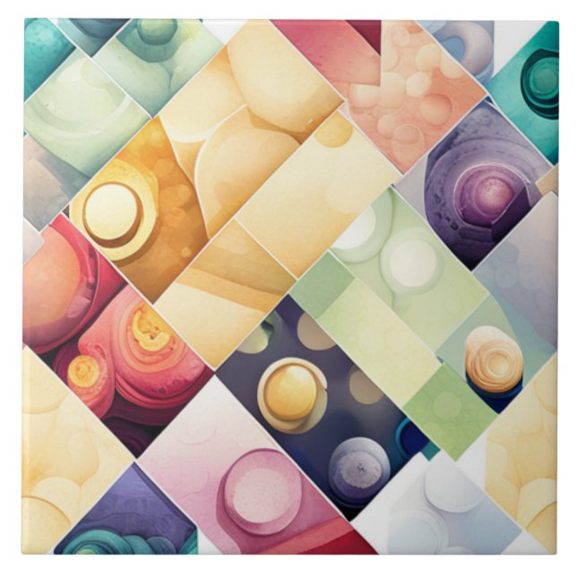 Azulejo Gotas Geométricas (Frente)