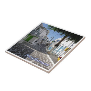 Azulejo GR116 MYKONOS, Chora. Grecia,