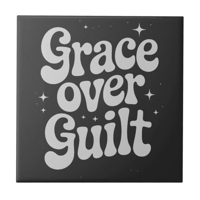 Azulejo Grace Over Guilt Ceramic Tile (Frente)