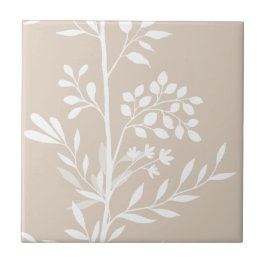 Azulejo Graceti Vertical Garden Silhouette L1 Flora Blanca