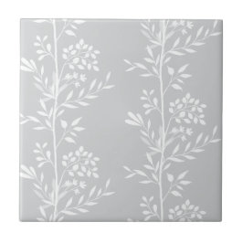 Azulejo Graceti Vertical Garden Silhouette M1 Flora Blanca