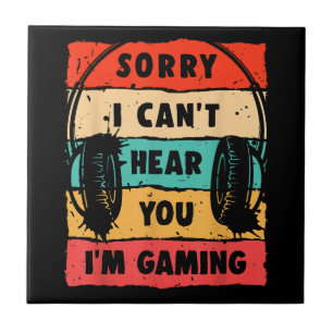 Azulejo Graciosa camiseta de gamer para adolescentes hombr