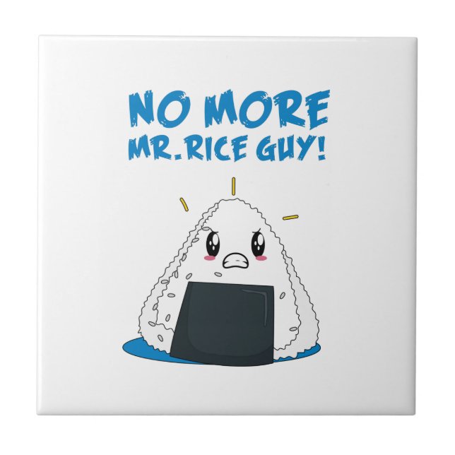 Azulejo Gracioso No More Rice Guy (Frente)