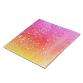 Azulejo Gradiente amarillo-rosa arcoiris