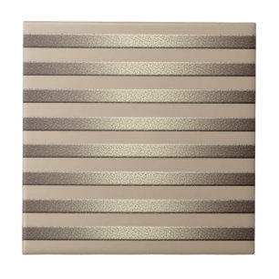 Azulejo Gradiente de gradiente purpurina dorado rayado bro