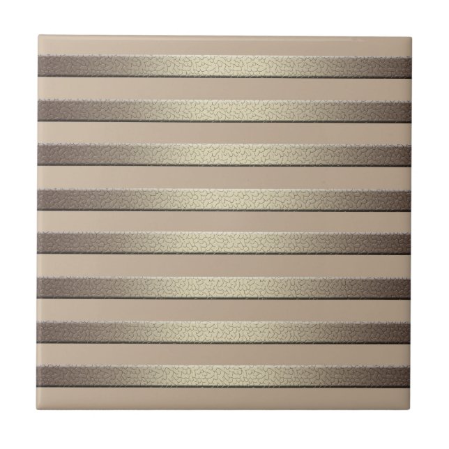 Azulejo Gradiente de gradiente purpurina dorado rayado bro (Frente)