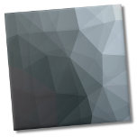 Azulejo Gradiente simple geométrico negro<br><div class="desc">Este interesante y moderno patrón de color abstracto bloqueado presenta diferentes tonos de gris y negro y también tiene un efecto sombrío. La esquina inferior tiene un matiz más cálido, sólo para señalarlo. Si quieres usar esta baldosa como una pequeña montaña o un trívet para una bebida o un plato.....</div>