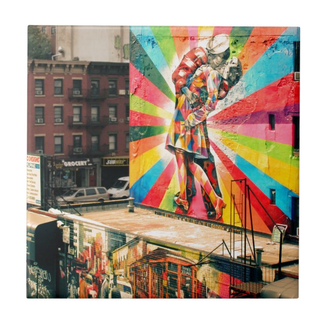 Azulejo Graffiti de fachada (Frente)