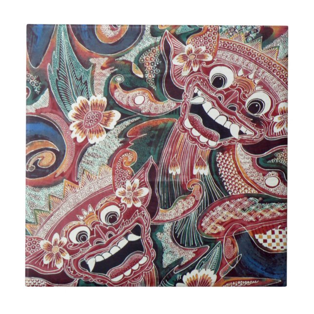 Azulejo Graffiti de Indonesia (Frente)