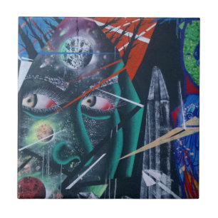 Azulejo Graffiti de las Grutas Oscuras