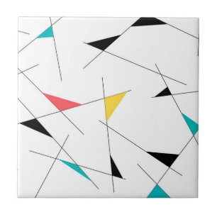 Azulejo Gráfica geométrica moderna, moderna, simple y dive