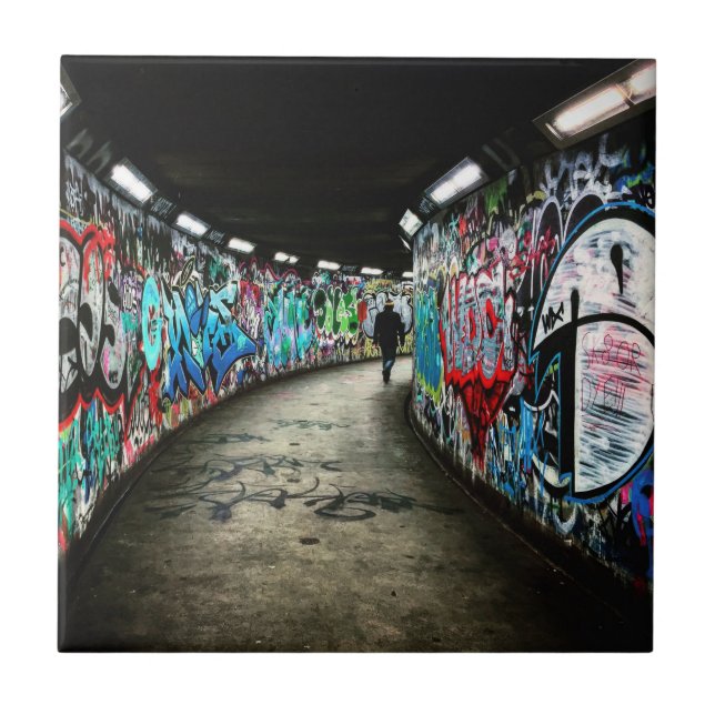 Azulejo Grafiti del metro (Frente)