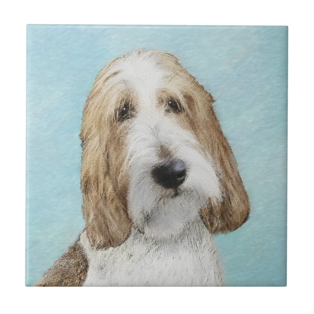 Azulejo Gran Basset Griffon Vendeen - Arte Perro Original (Frente)