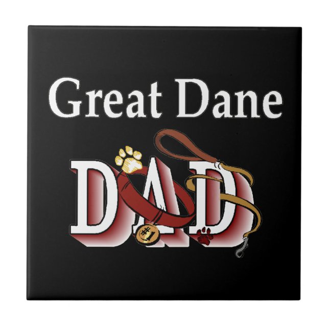 Azulejo Gran Dane Dad (Frente)