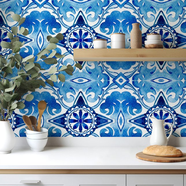 Azulejo Gran escala de aguas azules del Mediterráneo (Subido por el creador)