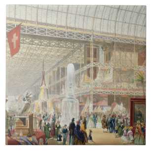 Azulejo Gran exposición, 1851: Transept central del Cr