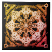 Gran mosaico de fotos de cerámica
