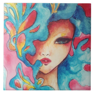 Azulejo Gran mosaico de graffiti con diseño multicolor