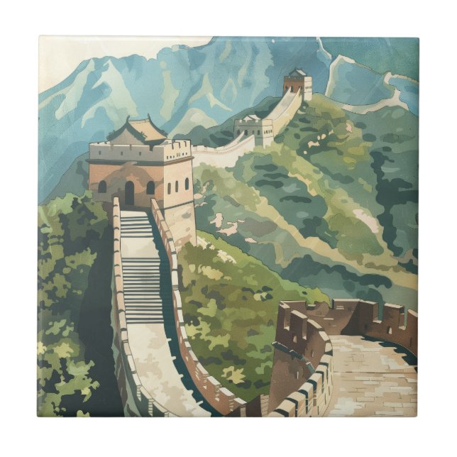 Azulejo Gran Muralla de China (Frente)