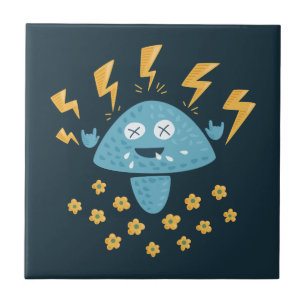 Azulejo Gran música Metalizado divertida Personalizado hon