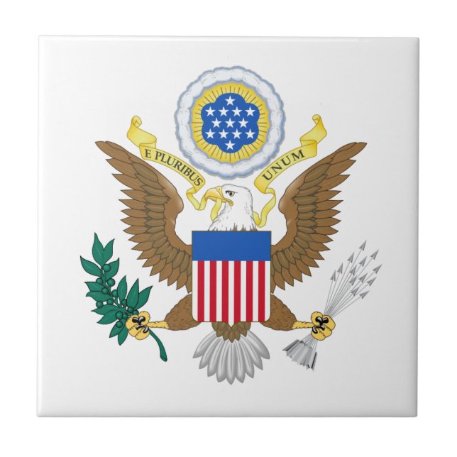 Azulejo Gran sello de Estados Unidos (Frente)