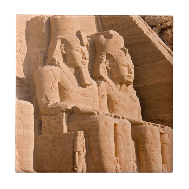 Azulejo Gran templo de Abu Simbel - Ramses II - Egipto (Frente)