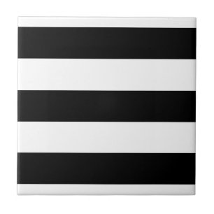 Azulejo grandes rayas negras