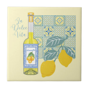 Azulejo Granja de limones retro