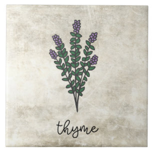 Azulejo Granja Rustic Herbs Thyme