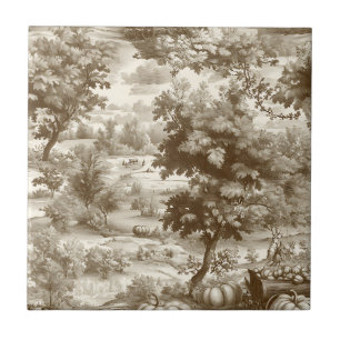 Azulejo Granja Toile de Calabaza de Cosecha (8)