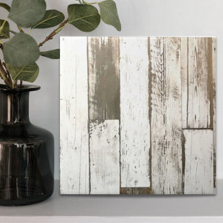Azulejo Grano de madera blanco rústico madera de grano de 