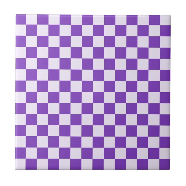 Azulejo Grape soda checkerboard pattern (Frente)