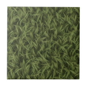 Azulejo Grasa artificial falsa Grasa verde oscuro