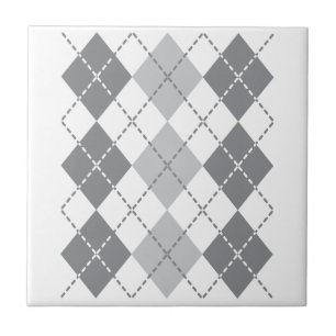 Azulejo Gray Argyle