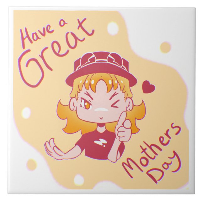 Azulejo Great Mothers day.  (Frente)