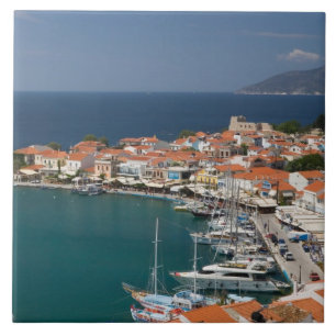 Azulejo GRECIA, Islas del Egeo Nororiental, SAMOS, 3