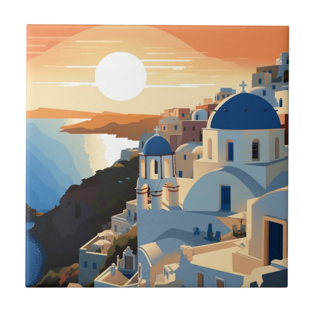 AZULEJO GRECIA SANTORINI #1 (Frente)