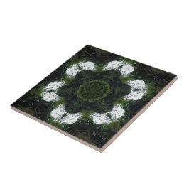 AZULEJO GREEN ABSTRACT DRAWING. SAMER BRASIL 1