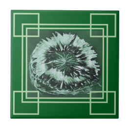 Azulejo Green Gem Geometrics