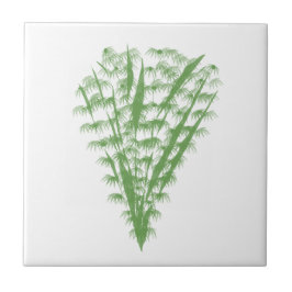 Azulejo Green plant in the shape of a bouquet.